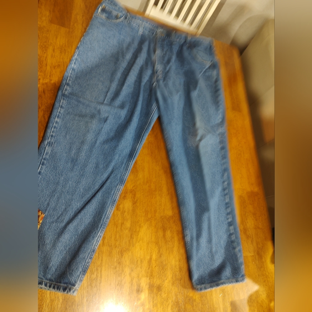 Men's Carhartt blue jeans 100% cotton five pocket jeans size 48/30 - Picture 7 of 7